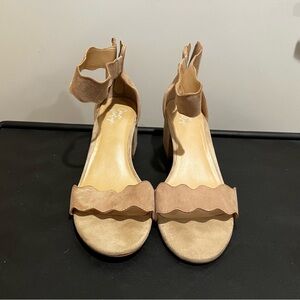 Crown Vintage Tan Suede Women's Sandals
